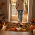 thumbnail image 3 of ICQOVD Thanksgiving Pumpkin Doormat Coir Non Slip Fall Welcome Mat Heavy Duty Natural Coconut Fiber Entrance Rug for Front Door Patio Indoor Outdoor, 3 of 8