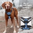 thumbnail image 6 of BARKBAY No Pull Dog Harness Front Clip Heavy Duty Reflective Easy Control Handle for Large Dog Walking(Star,M), 6 of 11