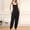 Black, variant on LEKODE Jogger Style Bib Overalls for Women, Loose Fit Multi Pocket Jumpsuit with Adjustable Straps for Vacation Outfit womens summer outfits Green M