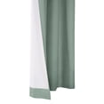 thumbnail image 4 of Phoenix Insulated Room Darkening Solid Curtain Panel Pair each 40" x 72" in Sage, 4 of 5