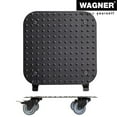 thumbnail image 5 of Wagner design yourself 11.4" Black Square Aluminum Plant Caddy with Brakes, 5 of 7