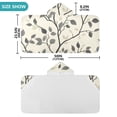 thumbnail image 4 of Yayeee Kids Hooded Towels Toddler Soft Absorbent Beach Bathing Wrap 50" x 23.5", Leaves Pattern, 4 of 5