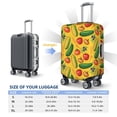 thumbnail image 6 of Lsque Colorful Vegetables Printed Luggage Cover, Travel Luggage Protector,Scratch and Dirt Resistant, Fits 18-32 Inch Luggage - Medium, 6 of 9
