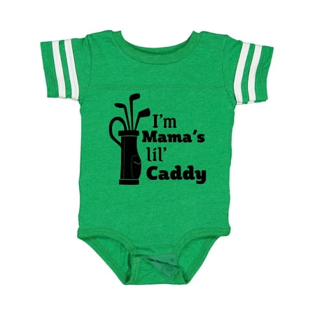 

Inktastic I m Mama s Lil Caddy- Golf for Kids Gift Baby Boy or Baby Girl Bodysuit