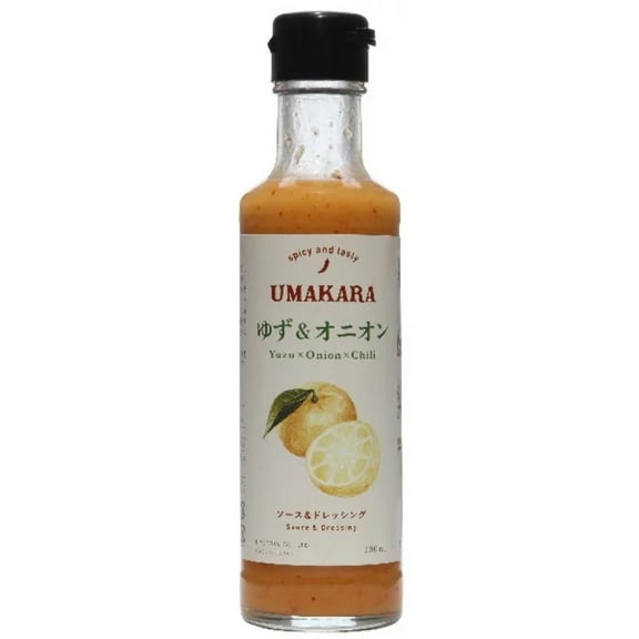 Umakara Yuzu  Onion Flavorful and Spicy Japanese Sauce-Dressing, Made in Japan - Kurumira Shop