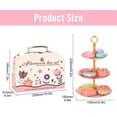 thumbnail image 3 of High Tea Toy Set For Little Girls, Low Tea Party Set Toys For 3 Year Old Girls, Princess Tea Set For Girls Gifts, Flower Design Toy, 3 of 5