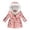 Z6 Rose Gold, variant on Krdevn Girls Winter Down Jacket with Hooded Warm Zip Up Long Sleeve Coat Slim Fit Padded Outwear for Cold Weather,Fall Clothes,Size:8-9 Years