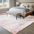 thumbnail image 4 of 5'x8' Area Rugs, Pink Brown Ombre Indoor Outdoor Area Rug for Living Room Bedroom, Modern Marble Abstract Art Geometric Washable Bathroom Rugs Kitchen Floor Carpet Mats Home Decor Aesthetic, 4 of 8