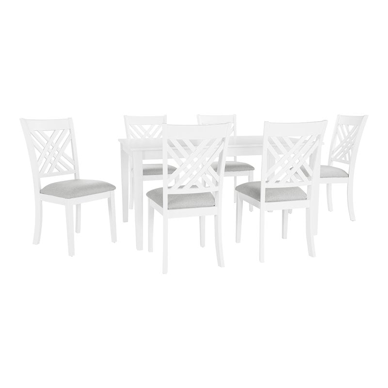 Lane Furniture Kinsey 7Piece Rubberwood and Birch Veneer Dining Set in