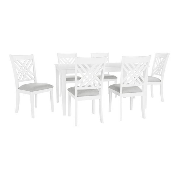 Lane Furniture Kinsey 7Piece Rubberwood and Birch Veneer Dining Set in
