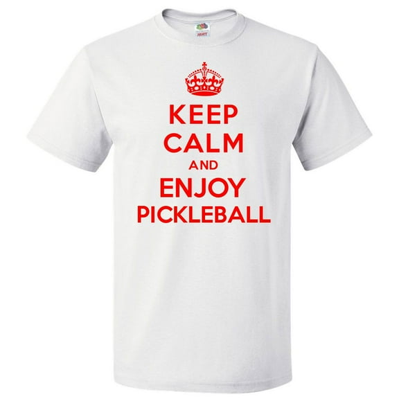 Keep Calm and Enjoy Pickleball T shirt Funny Tee Gift