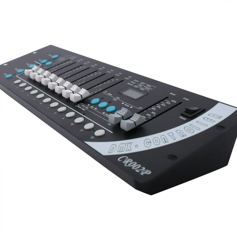 DMX Controller, DMX192 Console Mini DJ Light Controller Lighting Mixer  Board Console for Light Shows Controller Panel Use for Editing Program1