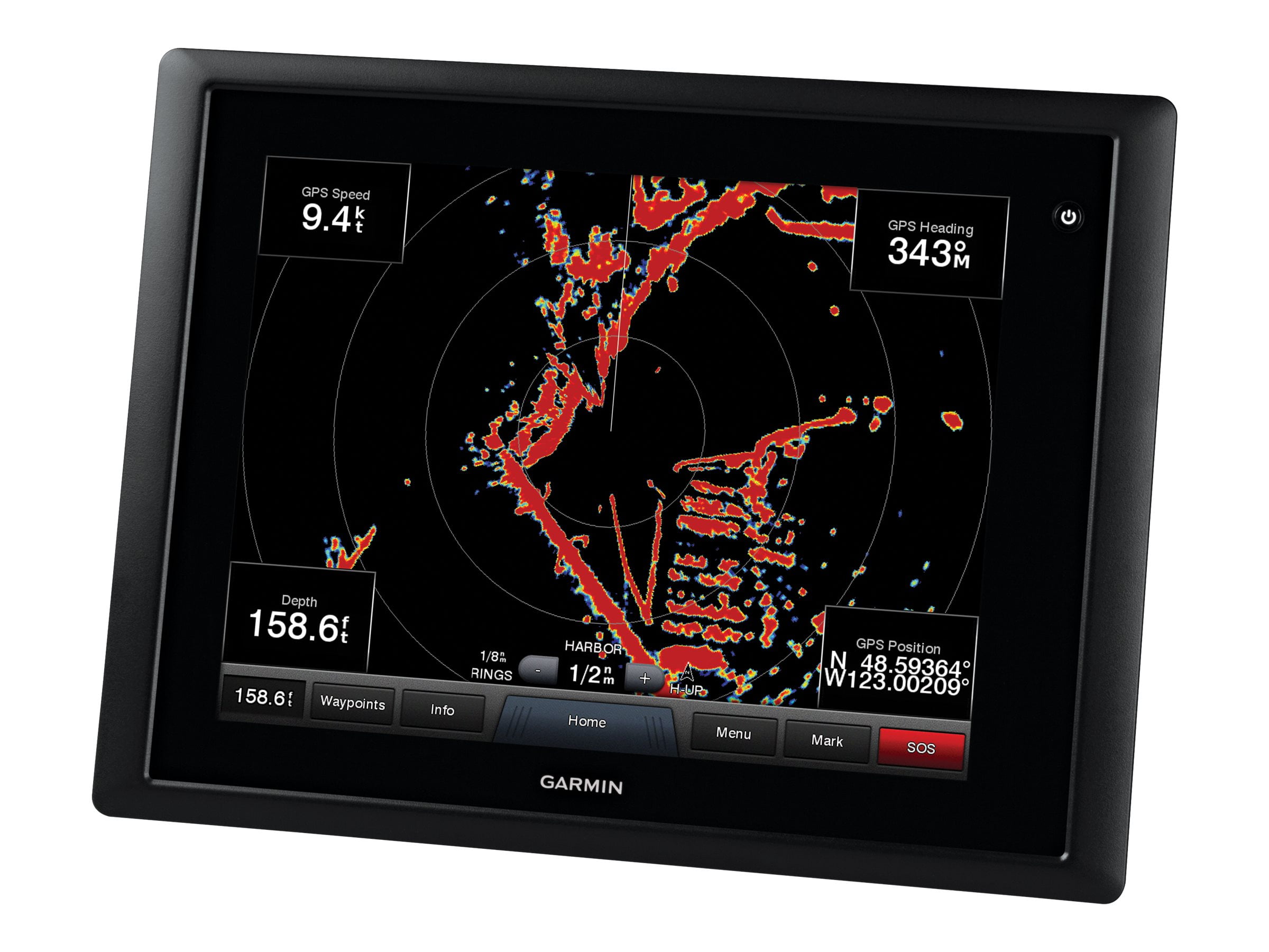 Garmin GPSMAP 8212 MFD GPS chartplotter marine 12.1"