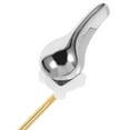 thumbnail image 4 of ELAYARD Metal Toilet Handle Lever Replacement Bathroom Toilet Tank Handle Durable Plated Silver Finish, 4 of 7