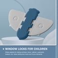 thumbnail image 3 of Shisuyan Lock For Sliding Glass Door White Abs 9Pcs 4.52X3.34X0.31in, 3 of 8