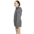 thumbnail image 3 of Nautica B14828132 Womens Voyage Hooded Rain Jacket, Graphite - Extra Small, 3 of 3