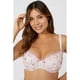 thumbnail image 4 of Gorgeous - Sujetador T-Shirt Floral para Mujer - Pack de 2 (Frambuesa, Blanco), 4 of 6