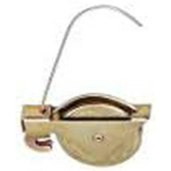 KDEX20R 1-1/4" Steel Ball Bearing Center Groove Sliding Screen Door Spring Tension Roller