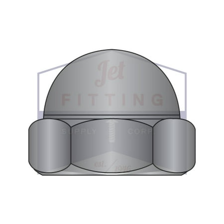 

8-32 Closed End Acorn Nuts | Low Crown | Steel | Black Zinc (Quantity: 2000)