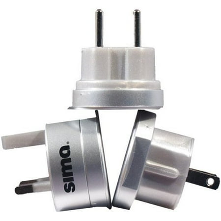 Sima International Travel Adapter Plug Set
