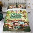 thumbnail image 4 of Craig del Arroyo Conjunto de sábanas temático, trío de piezas, cómodo y amigable con la piel, diseño único, regalo de decoración para el hogar para familiares, amigos y fans, 90 cm * 190 cm, 4 of 6