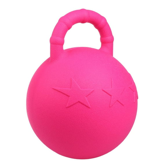 Pelota Jolly Resistencia, Caballos Perros Masticable Pelota Estable Y Juguete de Jardín con Y Perfumado de 28cm rosa DYNWAVEMX Pelota Jolly Sólida Sólida de Goma