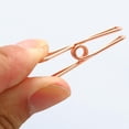 thumbnail image 2 of 10 Wire Binder Clip Spring Paperclip Paper Document, 2 of 8