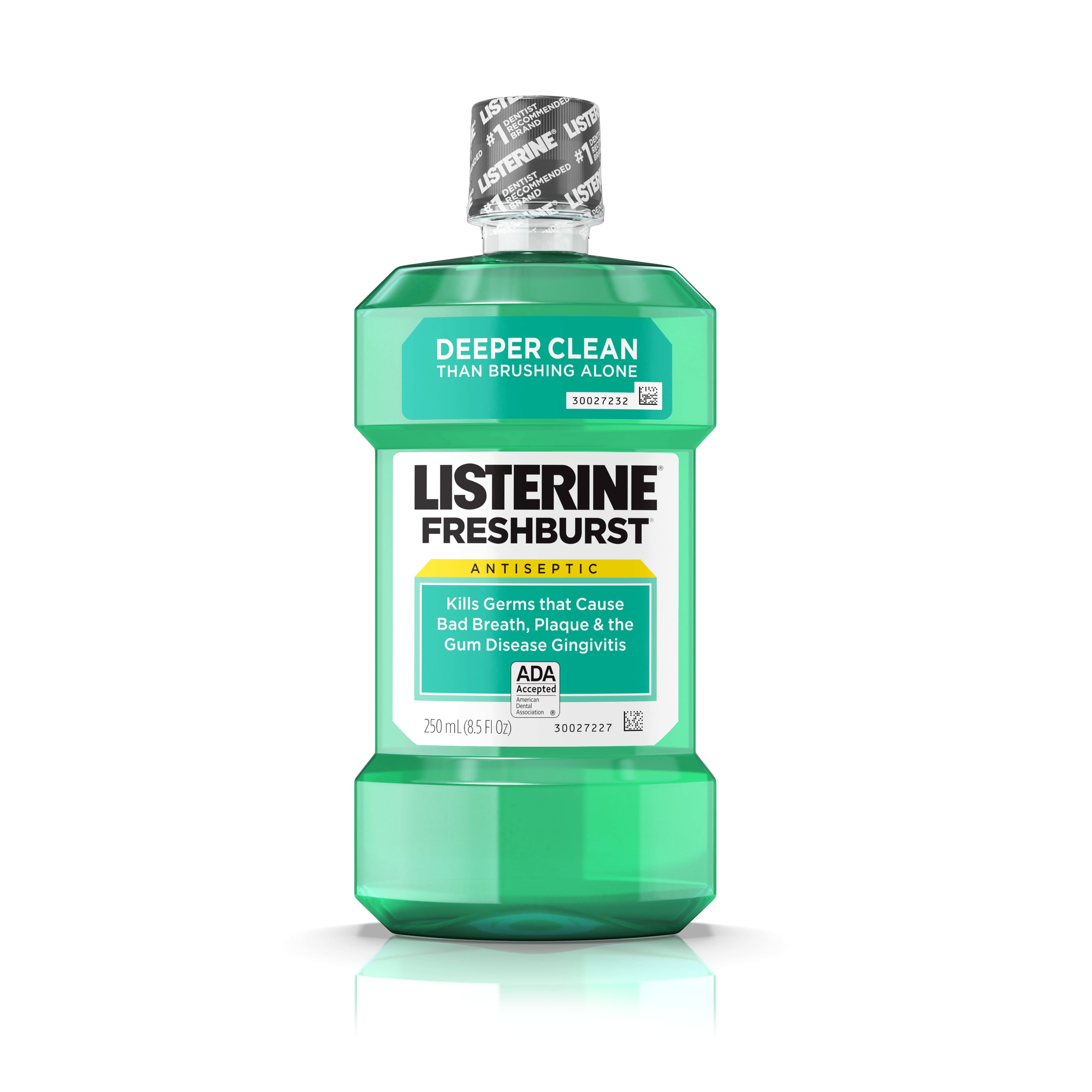 Listerine Freshburst Antiseptic Mouthwash for Bad Breath, 250 mL