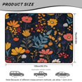 thumbnail image 7 of XYZCANDO Vintage Floral Car Trunk Mat 29" x 39", All-Weather Waterproof Cargo Liner with Non-Slip Backing, Easy-Clean Stitched Edge Protector for SUVs, Sedans and Trucks, 7 of 7