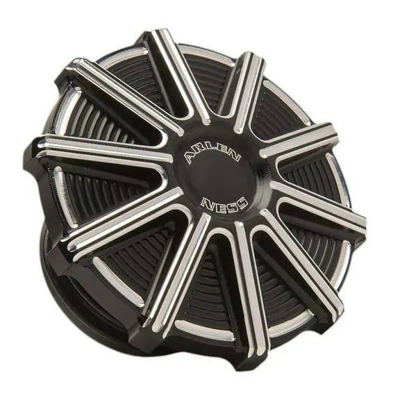 Arlen Ness 10-Gauge Black Gas Cap (701-002)