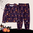 thumbnail image 5 of Miaoju Halloween Pajamas Print Long Sleeve Top Pants Pajama Set Comfy Sports Top 2 Piece Sets Pajamas, 5 of 5