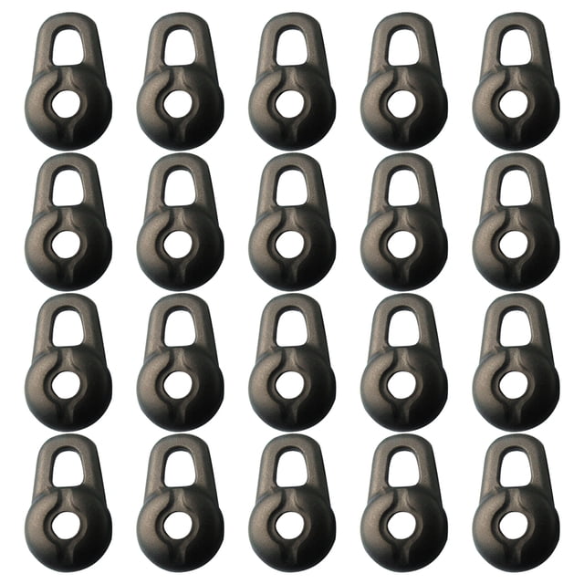 UPOUART 20Ud Fundas De Silicona Para Auriculares Inalámbricos Negras Con Ajuste Y Uso Diario