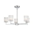 thumbnail image 2 of Woodbridge Lighting  18615 Candice 5-light Chandelier frosted crispy glass, 2 of 5