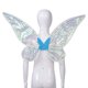 thumbnail image 2 of Alas de hadas transparentes brillantes para niños, disfraz de elfo de Halloween, alas de Ángel, mariposa, alas de hadas para adultos para niñas Vhermosa 0915-222154-1, 2 of 9