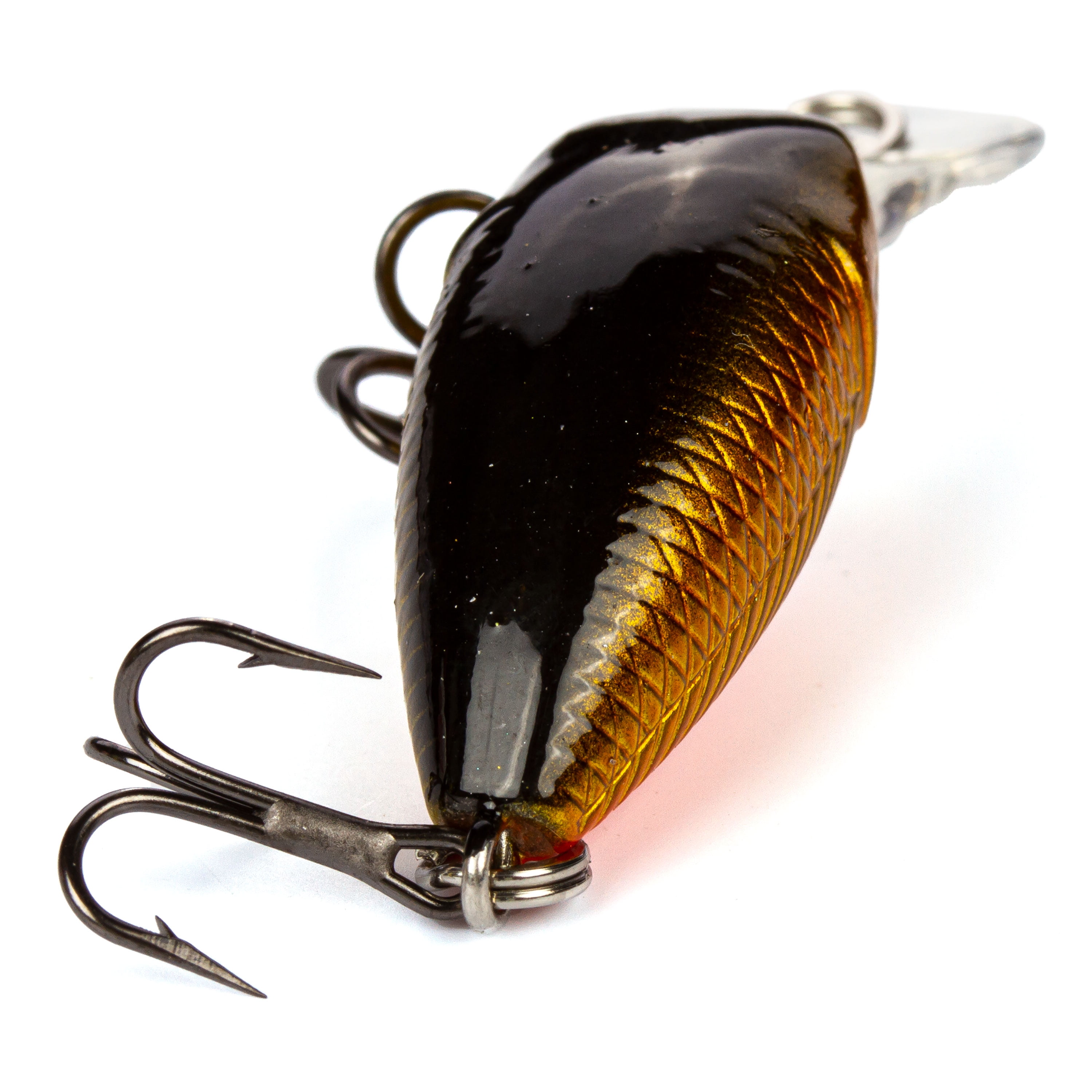 Ozark Trail Freshwater Mini Crankbait Fishing Lure, Gold/Black, 1/11 oz