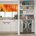 thumbnail image 5 of LALILO Kitchen Curtains and Valances Set of 3 36" Pumpkin Window Treatment Tiers for Window Decor, 5 of 5