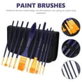 thumbnail image 6 of Toyvian Drawing Oil Paint Brush Set Blue Wood 10Pcs Back to School, 6 of 8