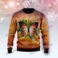 thumbnail image 3 of Suéter navideño feo para hombre con estampado 3D de gato maullido de PLstar Cosmos, jersey de punto informal unisex de invierno MYY24, 3 of 5