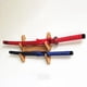 thumbnail image 3 of Soporte de bambú para espadas samuráis de 2, 3 y 4 niveles, soporte de montaje horizontal 2 niveles, 3 of 8