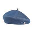 thumbnail image 1 of Informal Para Mujer, Gorro De Lana Moderno Para Otoño, Para Calle, Viajes Al Aire Libre, Color Azul Mediano Azul medio, 1 of 8