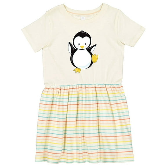 Inktastic Penguin Girls Toddler Dress