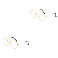 thumbnail image 1 of Guardurnaity Montura de gafas redondas Unisex para hombre/mujer, gafas falsas transparentes, monturas redondas para gafas Type4 NO4, 1 of 6