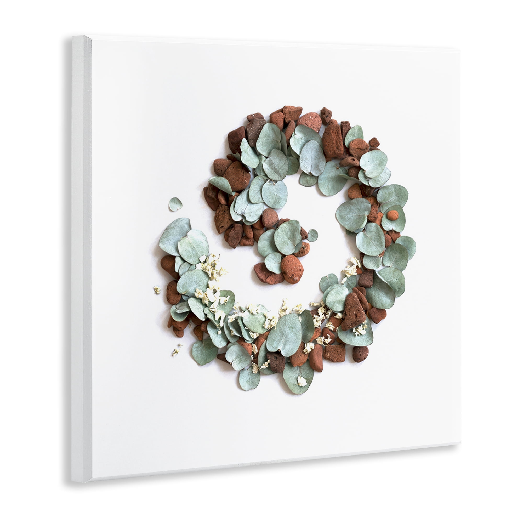 Stupell Industries Eucalyptus & Pebbles Spiral Wall Plaque Art, design by Beth Adoette