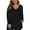 Black, variant on Fancyglim Women Plus Size Tee Shirts Long Sleeve Top High Low Tunic(Black 1X)