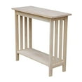 thumbnail image 2 of International Concepts Table d'Entrée Mission en Bois Naturel Non Fini, 2 of 4