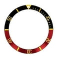 thumbnail image 2 of BEZEL INSERT ALUMINUM FOR TUDOR 7928 7922 7016 7016/0 7021/0 BLACK/RED GOLD/FONT, 2 of 2