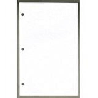 Kleer-Fax 9/32" Ruled Filler Paper, 6" x 9.5", White, Reinforced, 3-holes, 100 Sheets