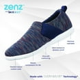 thumbnail image 3 of ISOTONER Zenz Women's Balance Sport Mesh Slipper, Slip-On, Navy Blue, Size 11.0, 3 of 5