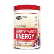 Optimum Nutrition Perforance Energy, Grape Burst, 30 Servings