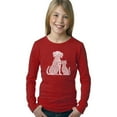 thumbnail image 1 of Girl's Word Art Long Sleeve - Dogs and Cats, 1 of 2